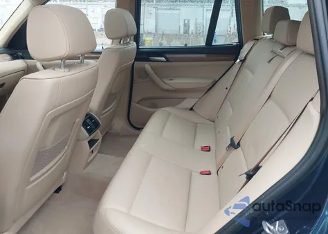 2012 BMW X3 xDrive28I from USA, damaged, VIN 5UXWX5C55CL719045